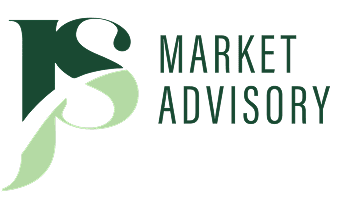 PS Market Advisory logo on black background