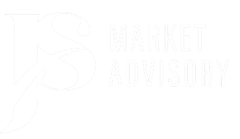 PS initials in stylized font, market advisory