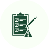 Checklist and pen icon